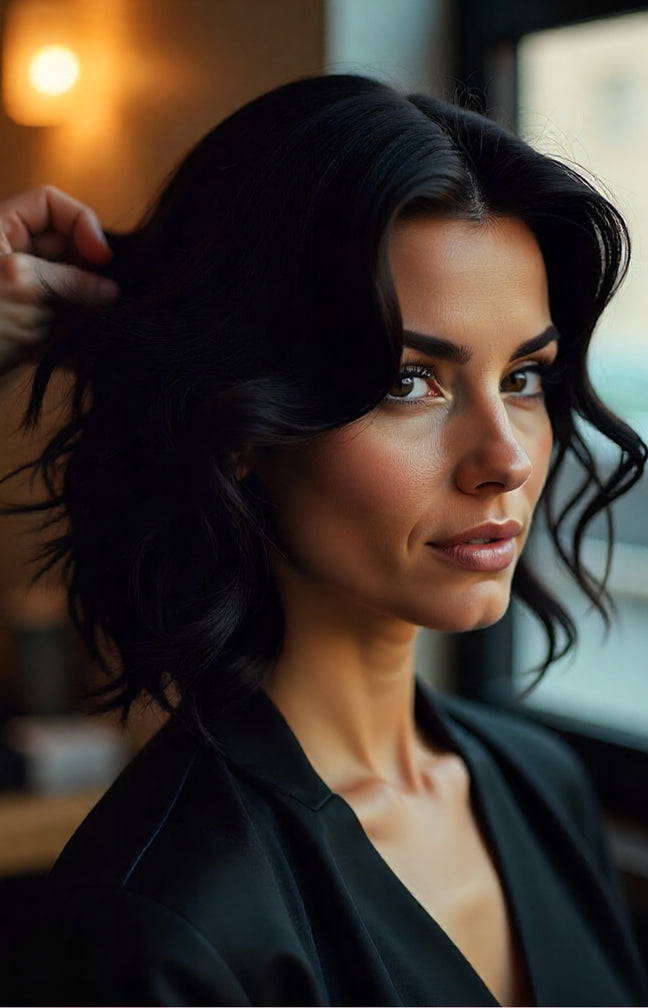 Shampooing, brushing, beauté des mains et pose de vernis semi-permanent : cheveux couts et mi-longs