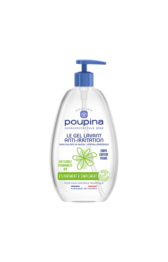 Gel lavant anti-irritation - Corps, visage & cheveux - Bébé - 485 ml