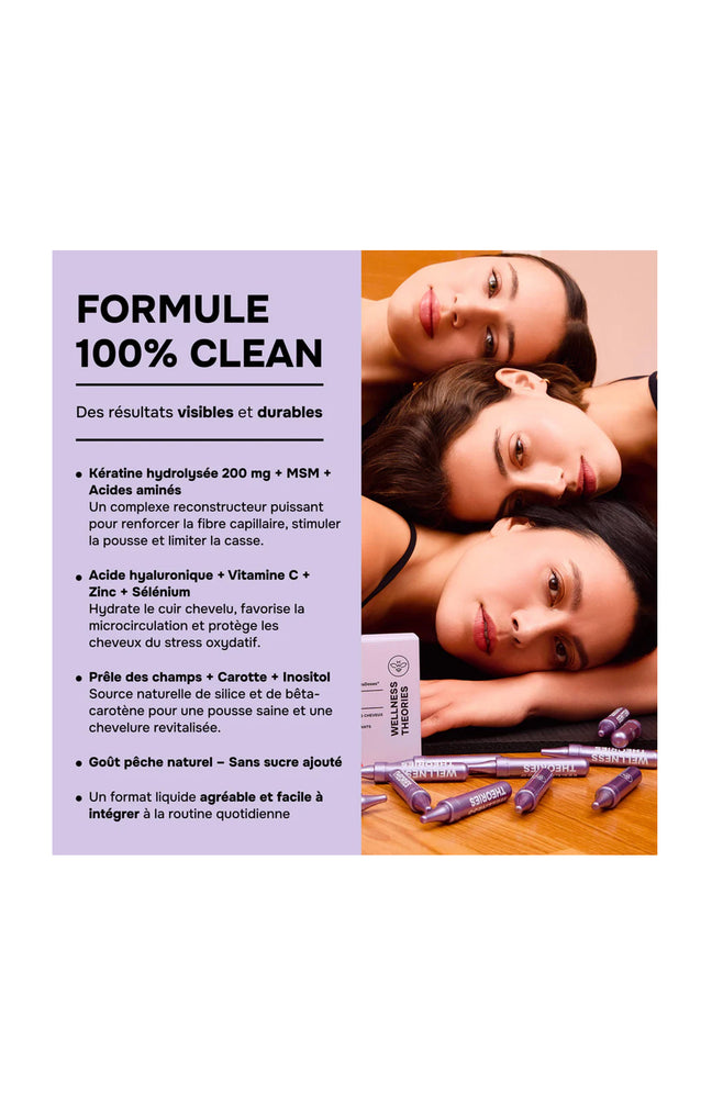 Cure croissance cheveux & ongles - Hair Boost - Goût Pêche - 14 jours