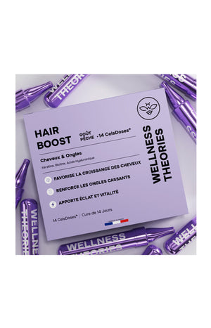 Cure croissance cheveux & ongles - Hair Boost - Goût Pêche - 14 jours