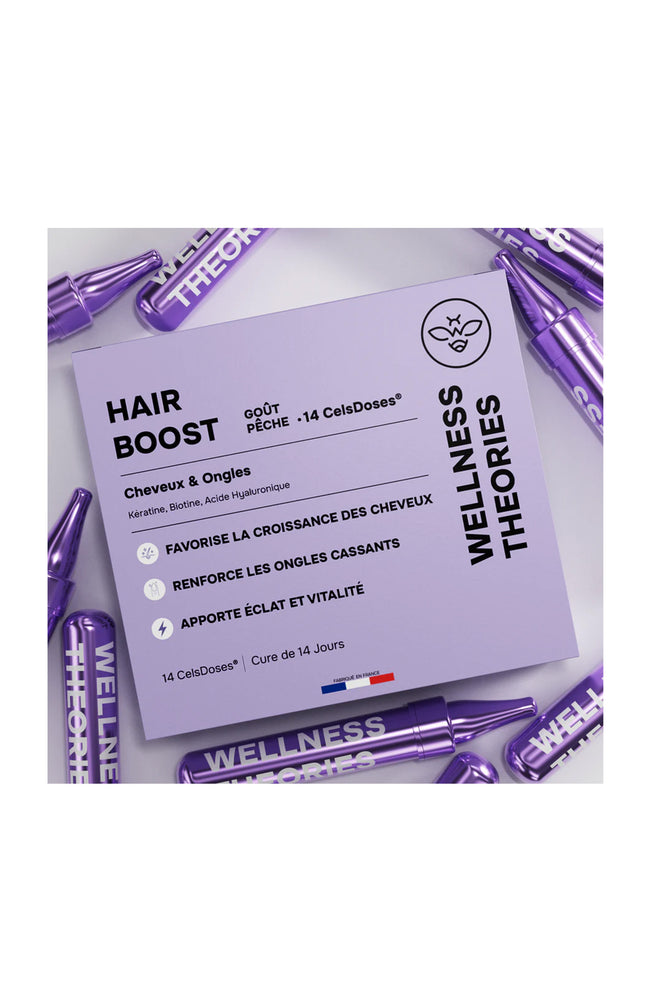Cure croissance cheveux & ongles - Hair Boost - Goût Pêche - 14 jours