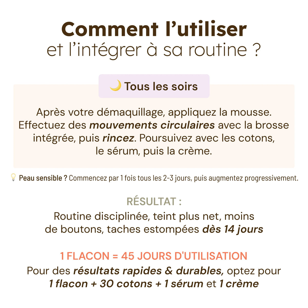 Nettoyant Visage au Curcuma avec brosse intégrée