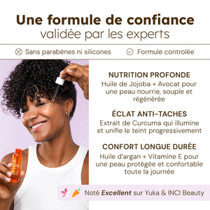 Huile Visage Nourrissante au Curcuma