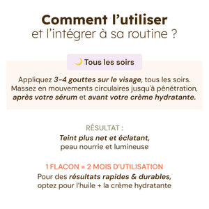 Huile Visage Nourrissante au Curcuma