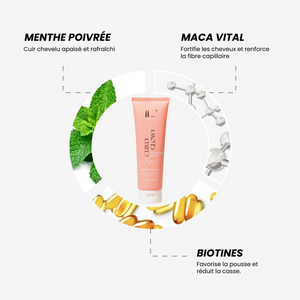 Shampoing Fortifiant cheveux - Biotine, Maca Vital