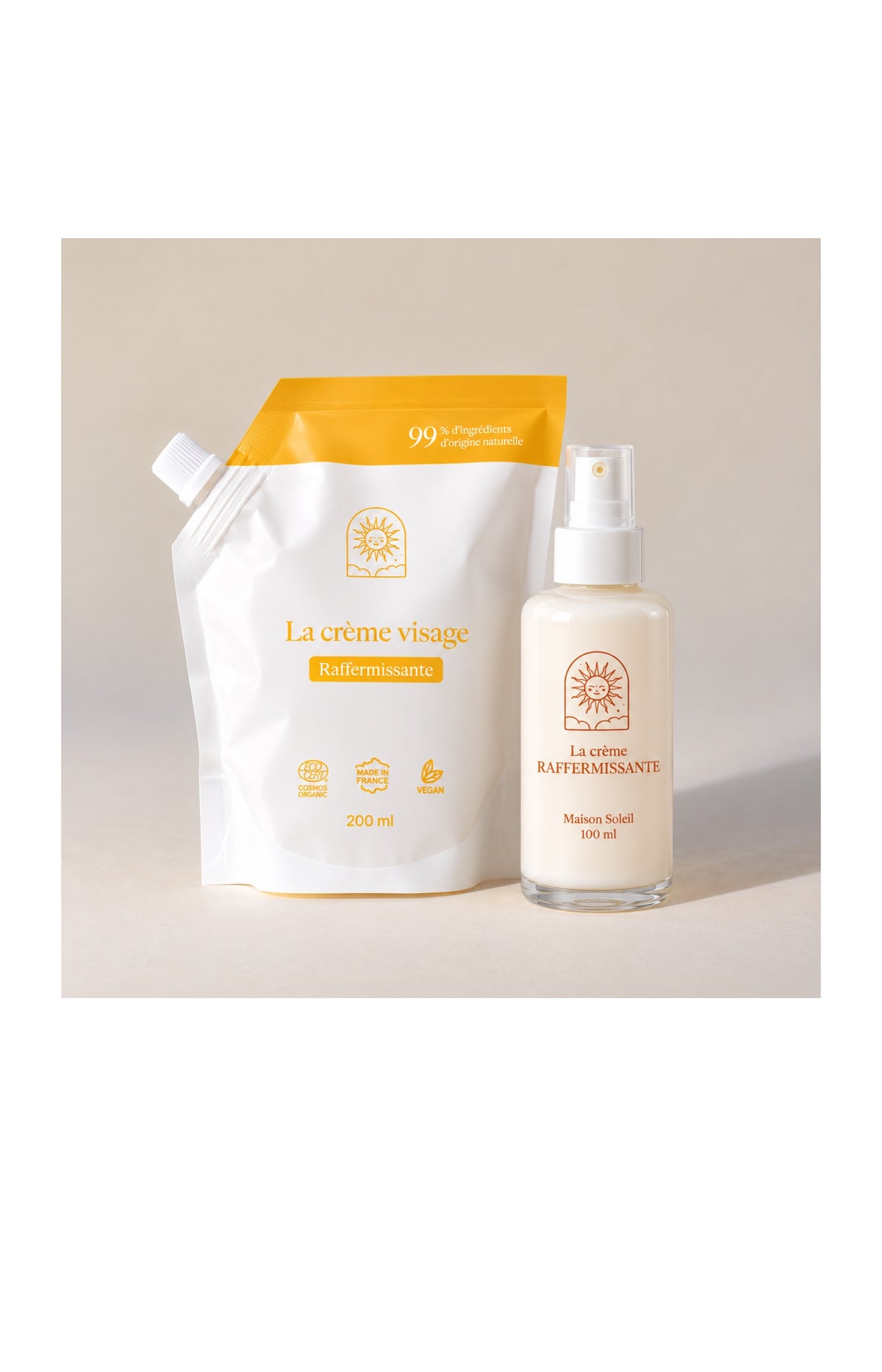 Crème visage raffermissante bio & recharge