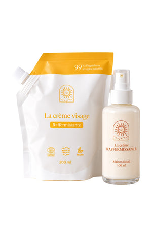 Crème visage raffermissante bio & recharge