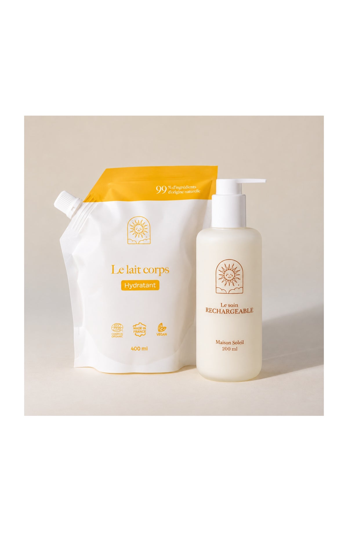 Lait corps hydratant bio & recharge