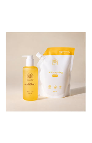 Shampoing doux bio & recharge