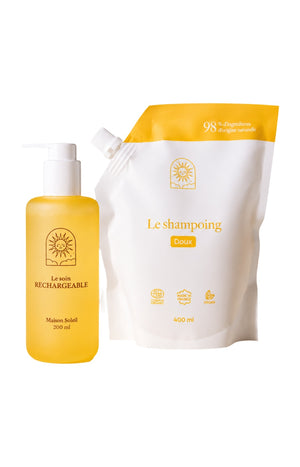 Shampoing doux bio & recharge