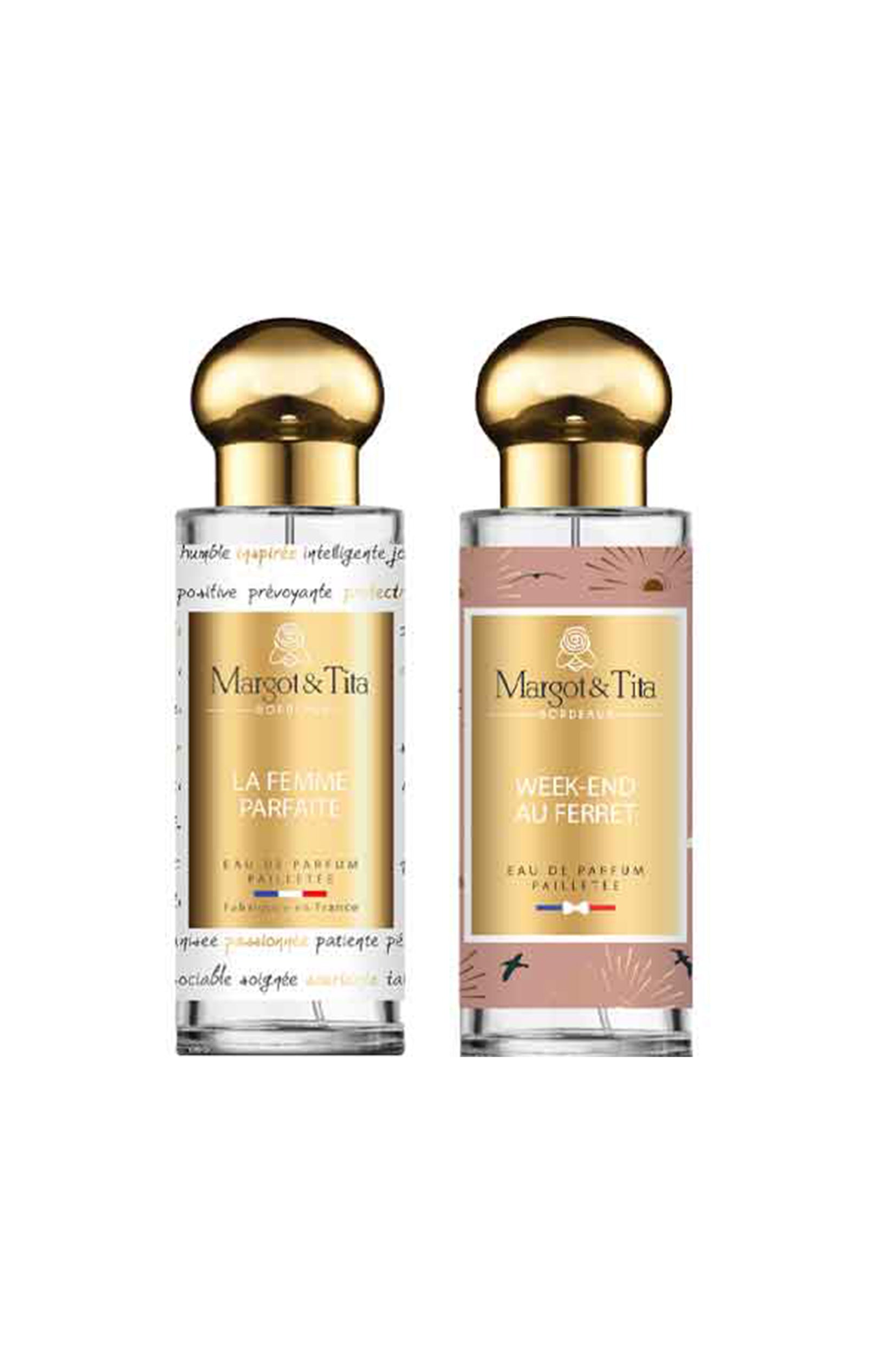Mix & Match - La Femme parfaite & Week-end au Ferret - Eau de parfum pailletée - 2 x 30 ml