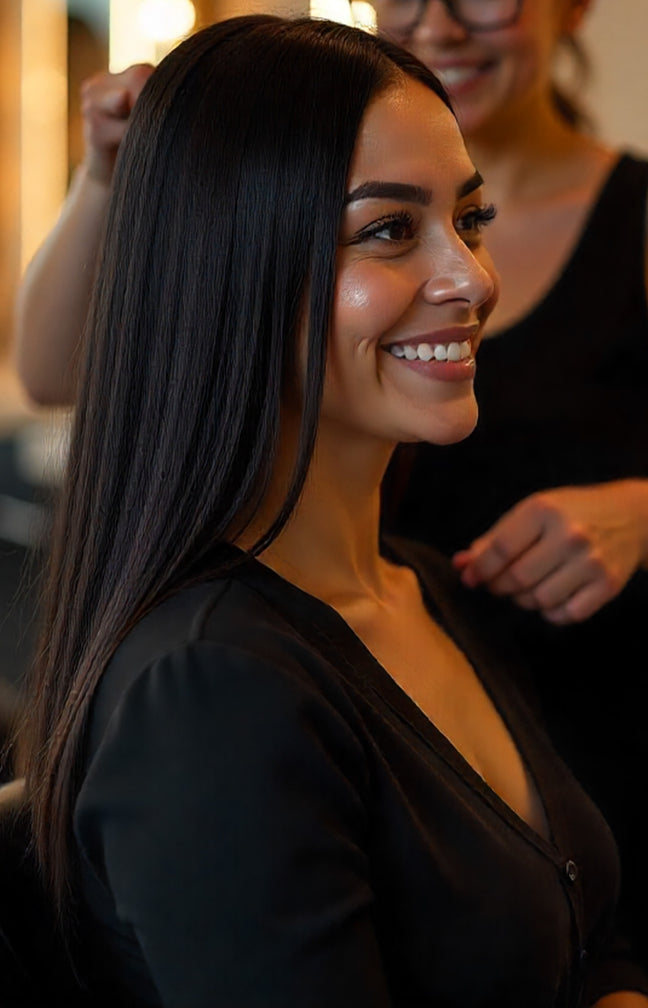 Lissage Brésilien cheveux mi-long