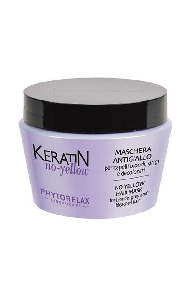 Masque violet - Keratin no-yellow - Cheveux blonds, gris & décolorés - 250 ml
