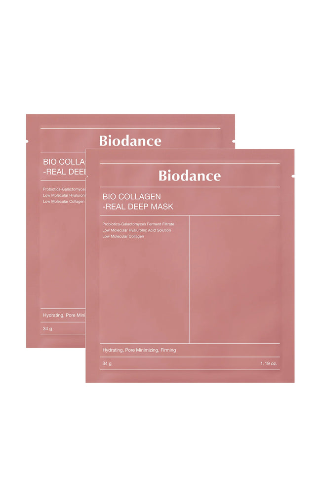 Biodance - Masque revitalisant - Collagène & acide hyaluronique - 2 unités