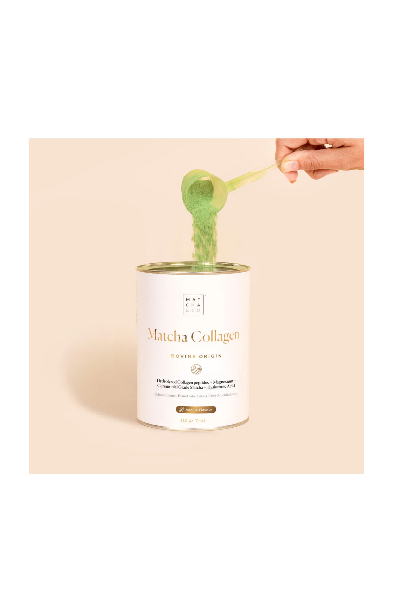 Thé Matcha bio - Collagène - Chocolat - 312 g