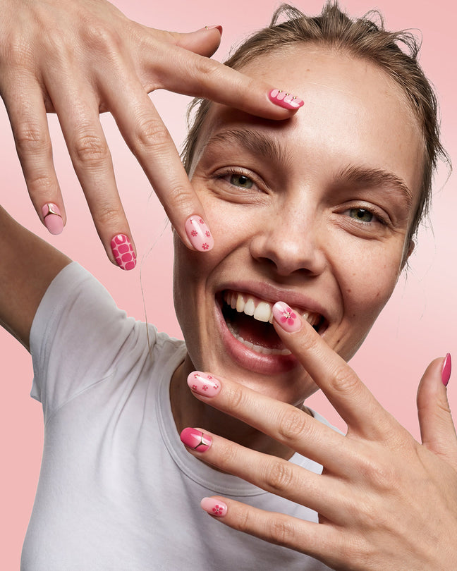 Patchs Nail Art Flower Power