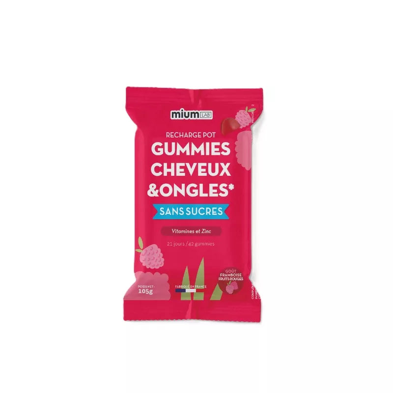 Gummies beauté des cheveux et des ongles