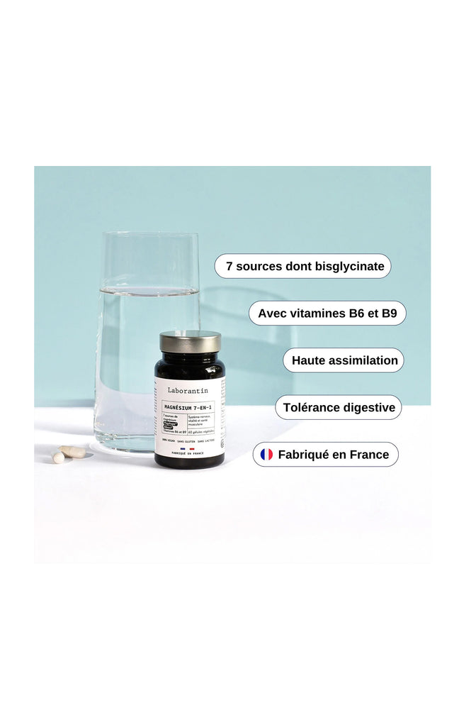 Compléments alimentaires - Magnésium 7-en-1 - 1 mois