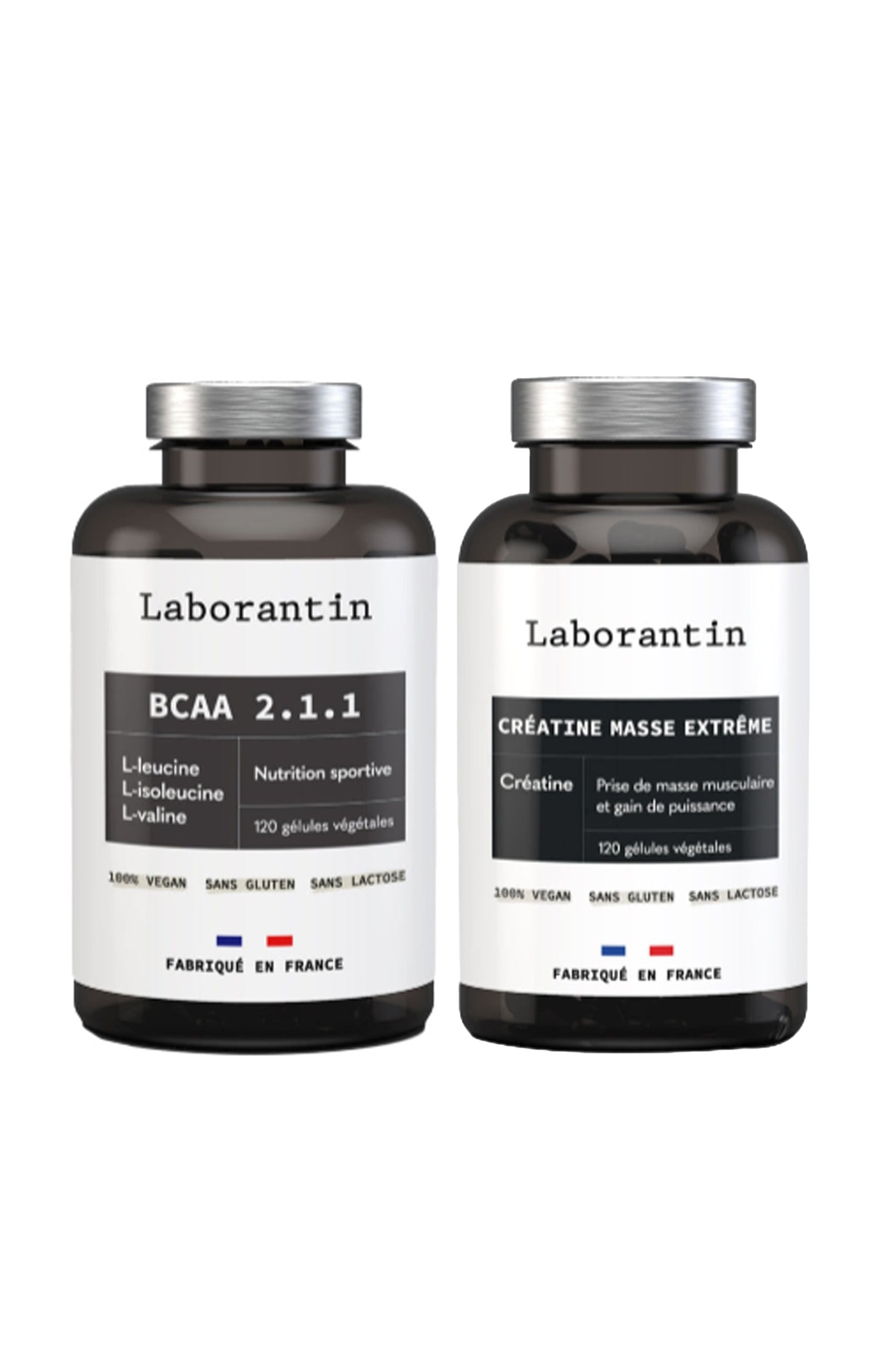 Pack musculation - BCAA 2.1.1 & créatine - 2 produits