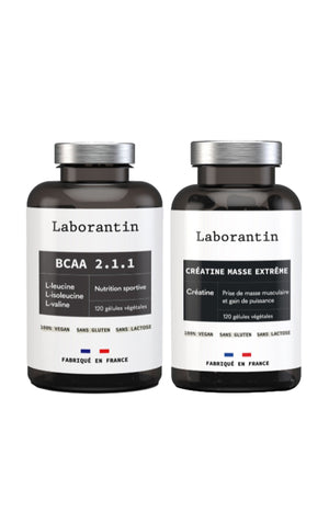 Pack musculation - BCAA 2.1.1 & créatine - 2 produits