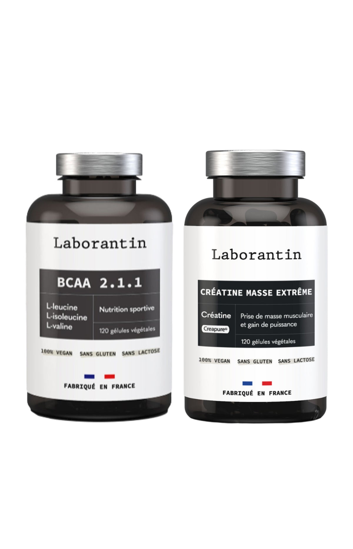 Pack musculation - BCAA 2.1.1 & créatine - 2 produits