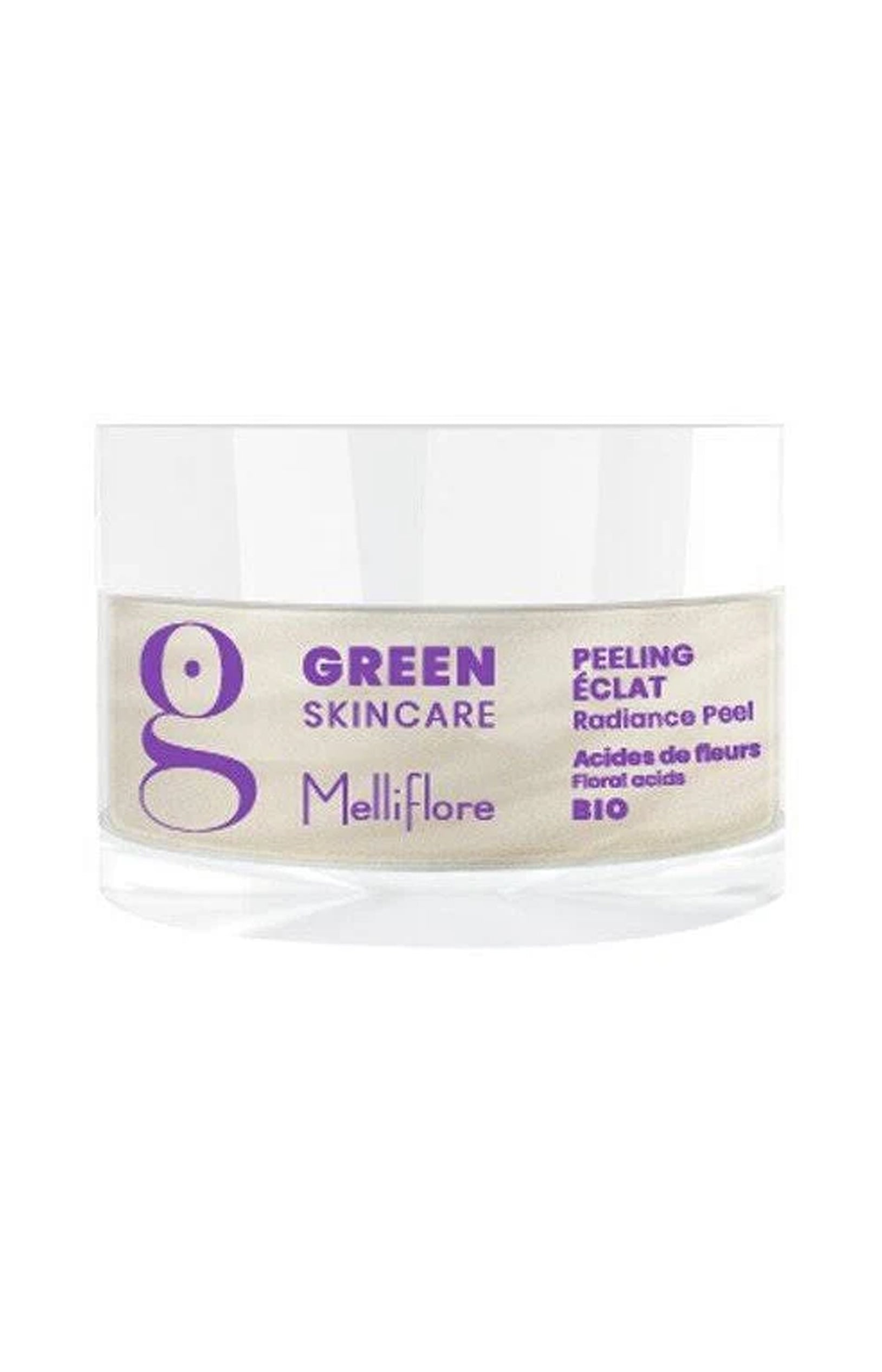 Peeling éclat bio - Acides de fleurs - Visage - 50 ml