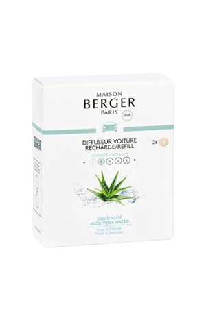 Recharges de diffuseur pour voiture - Aloe vera - 2 x 17 g