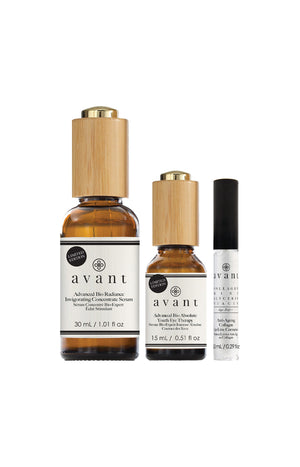 Routine de sérums anti-âge - Visage, yeux & lèvres - 3 soins