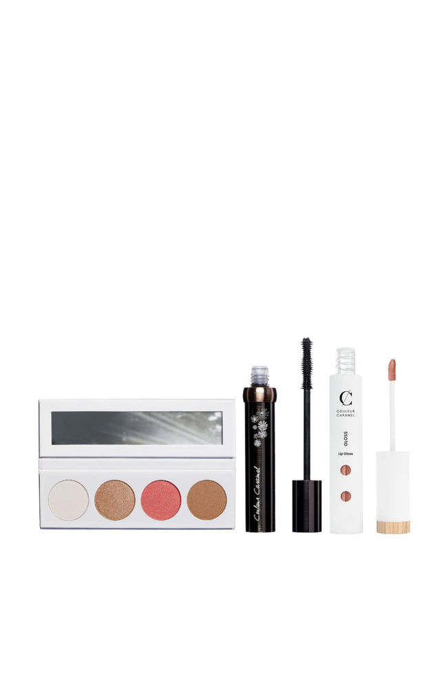 Routine maquillage - Yeux, teint & lèvres - 3 produits