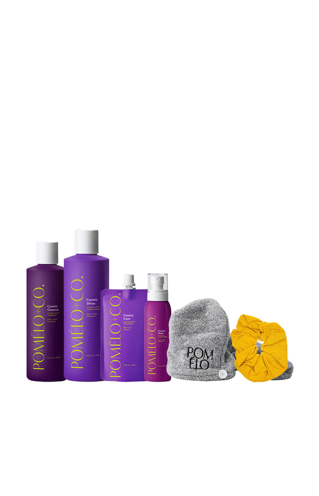 Routine protectrice - Cosmic - Cheveux colorés - 5 produits + serviette offerte