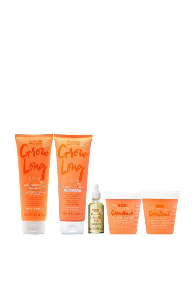 Routine stimulatrice de croissance - Cheveux fragiles - 5 produits
