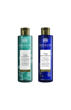 Peeling botanique & lotion purifiante bio - Visage - 2 x 200 ml