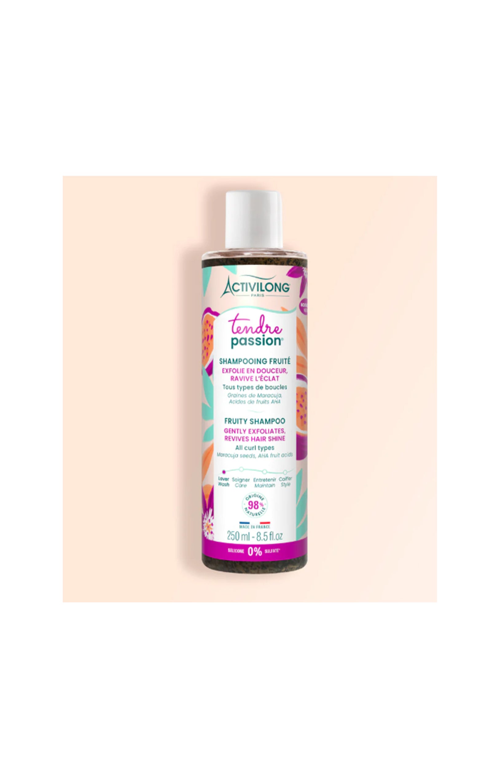 Shampoing exfoliant doux - Cheveux bouclés