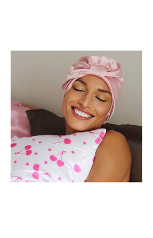 Turban nuit satin - Blush