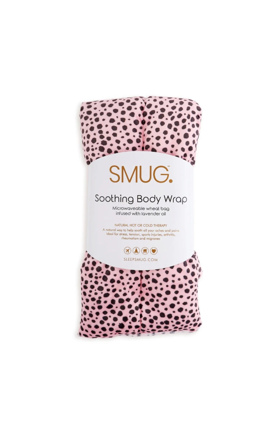 Serviette rechauffable - Dalmatien rose