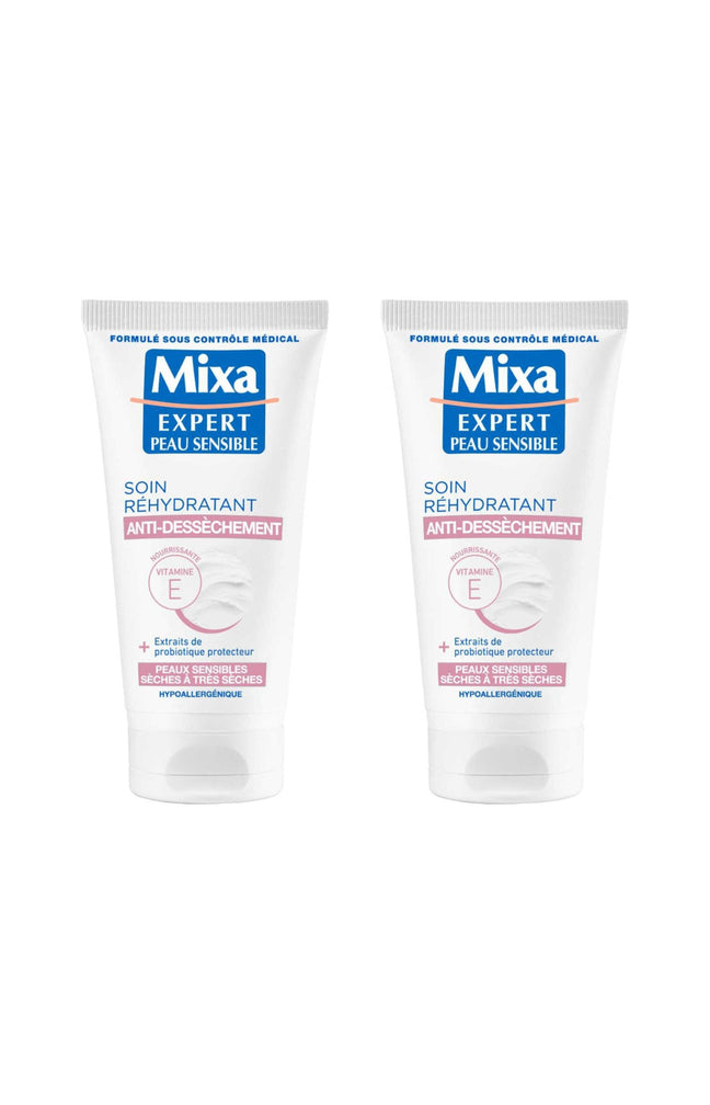 Soins anti-dessèchements - Vitamine E - Peaux sensibles à sèches - Visage - 2 x 50 ml