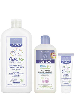 Routine douceur bio - Gel lavant, crème & liniment - Bébé - 3 produits