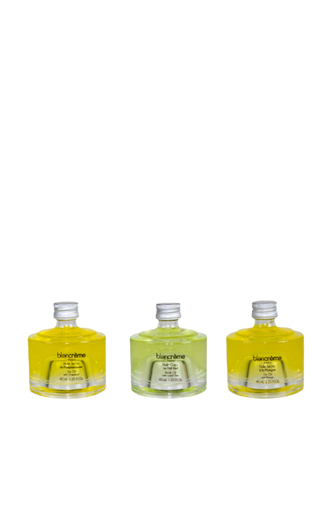Trio d'huile sèche - Pamplemousse, mangue & thé vert - 3 x 40 ml