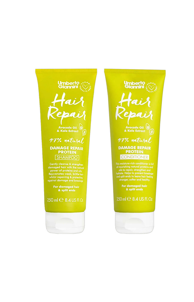 Duo shampoing & après shampoing réparateur - Infusé de protéines - Cheveux secs & abimés - 2 x 250 ml