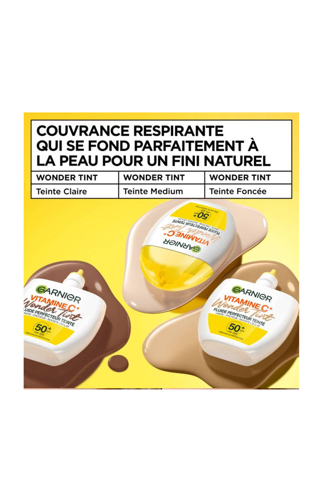 Fluide perfecteur teinté SPF50+ - Vitamine C - 40 ml