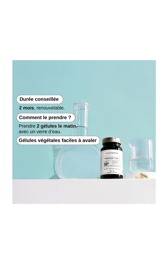 Compléments alimentaires - Magnésium 7-en-1 - 1 mois